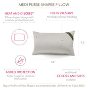 Classic Medi Handbag Storage Pillow Shaper - HERRINGBONE