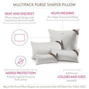 Classic 4 Pack Handbag Storage Pillow Shapers - HERRINGBONE