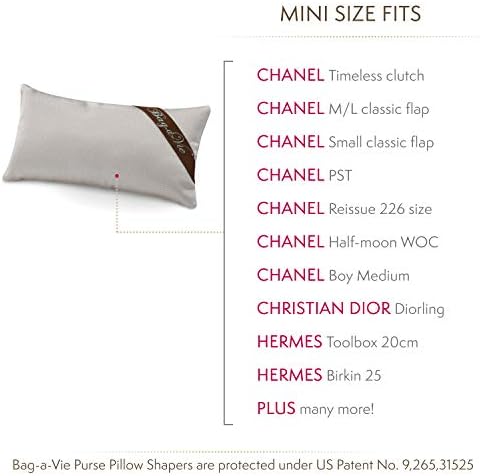 Classic Mini Handbag Storage Pillow Shaper -- HERRINGBONE