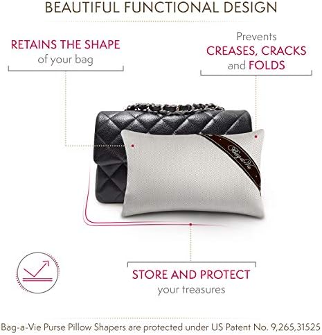 Classic Tres Mini Handbag Storage Pillow Shaper--HERRINGBONE