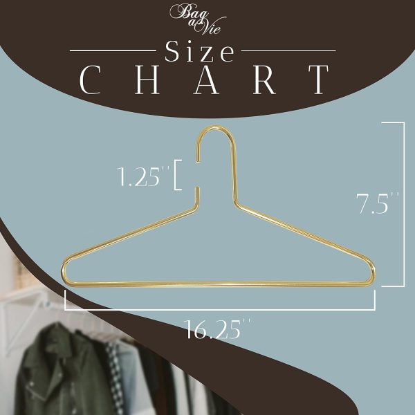 Premium Gold Metal Hanger