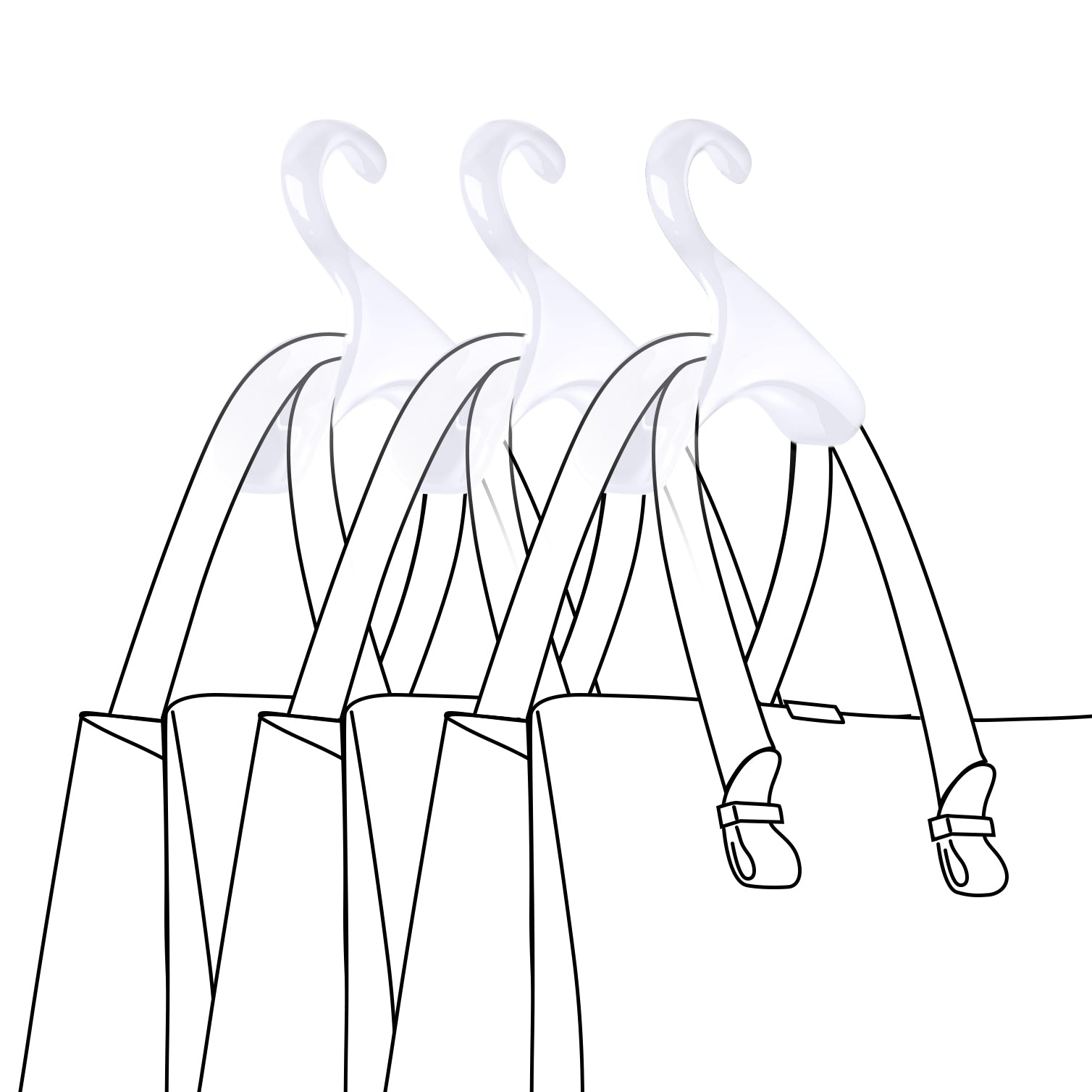 Handbag Hanger – White