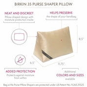 Custom Birkin 35 Handbag Storage Pillow Shaper