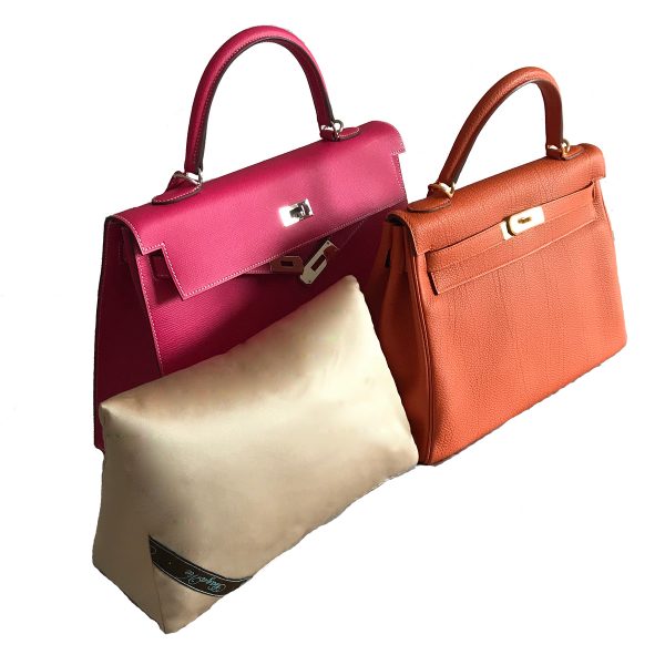 "Less Than Perfect" Custom Kelly 35 Handbag Storage Pillow Shaper