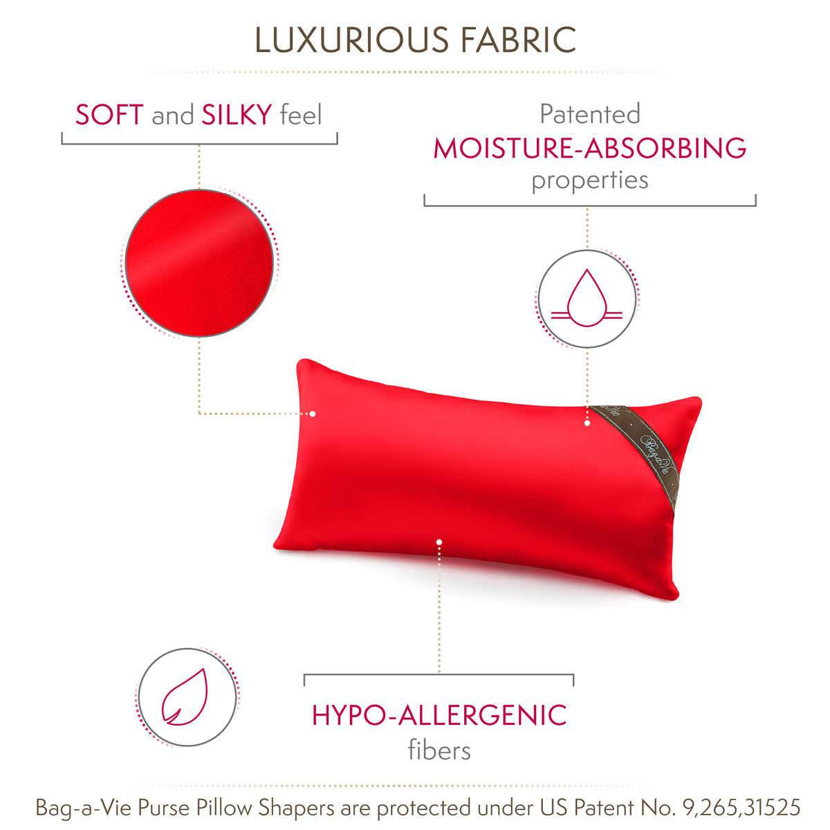 “Less Than Perfect” Classic Handbag Storage Pillow Shapers – Various Sizes and Colors