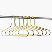 Premium Gold Metal Hangers – 6 Pack