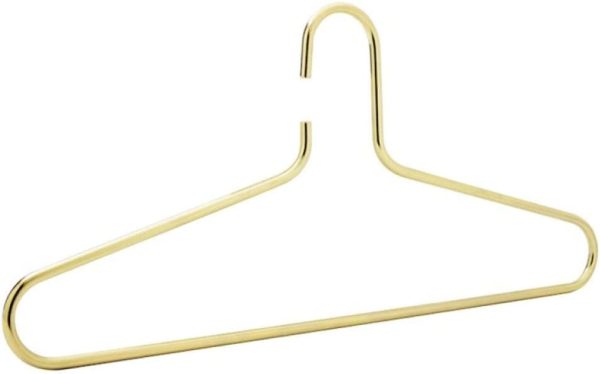 Premium Gold Metal Hangers – 6 Pack