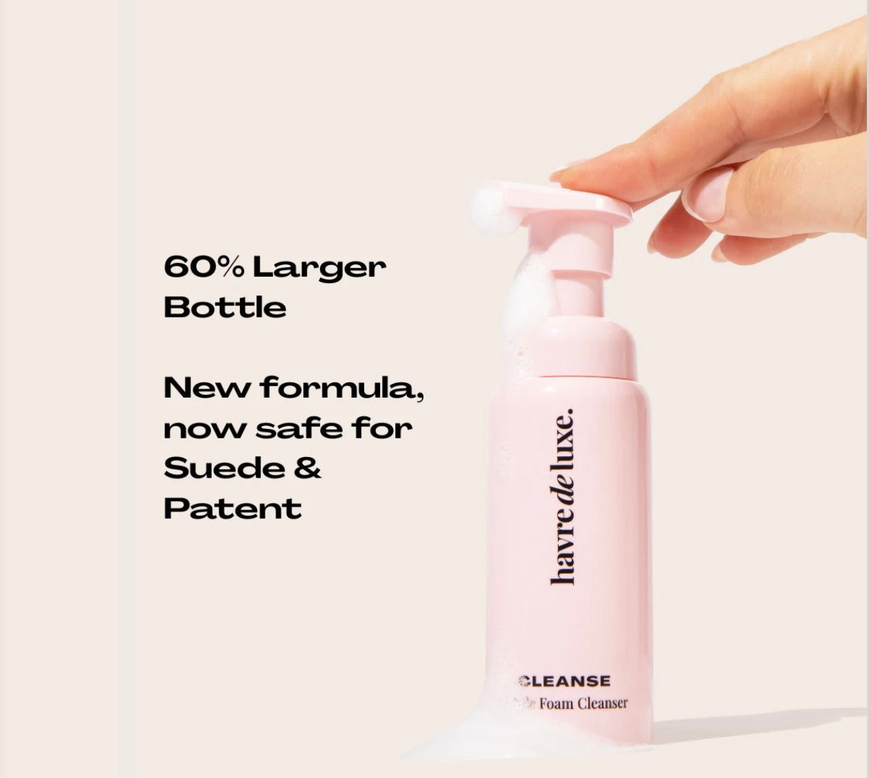 HavreDeluxe Fabric & Leather Gentle Foam Cleanser