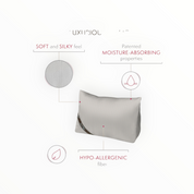 Bag-a-Vie herringbone purse shaper pillow for Hermes Birkin 30 with moisture-absorbing and hypoallergenic features