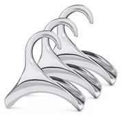 Deluxe Handbag Hangers 3 Pack -Silver Metal