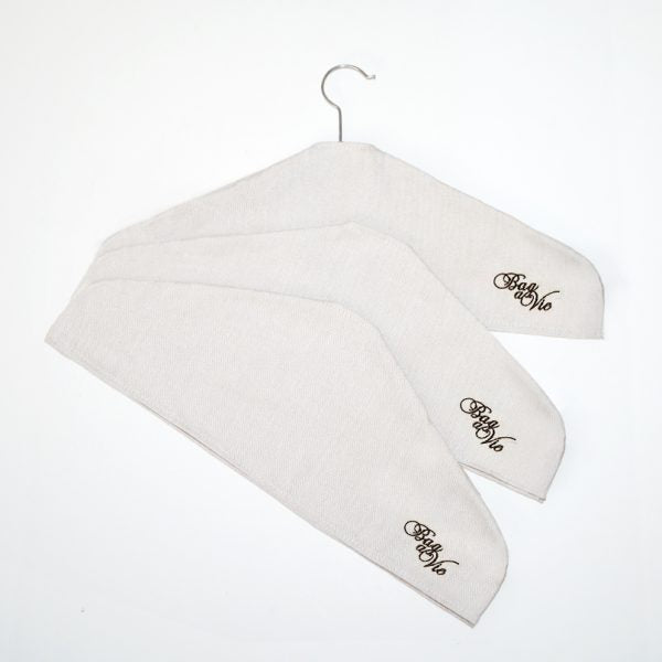 “LESS THAN PERFECT” Natural Hanger Covers 3 Pack