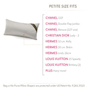 Classic Petite Handbag Storage Pillow Shaper - HERRINGBONE