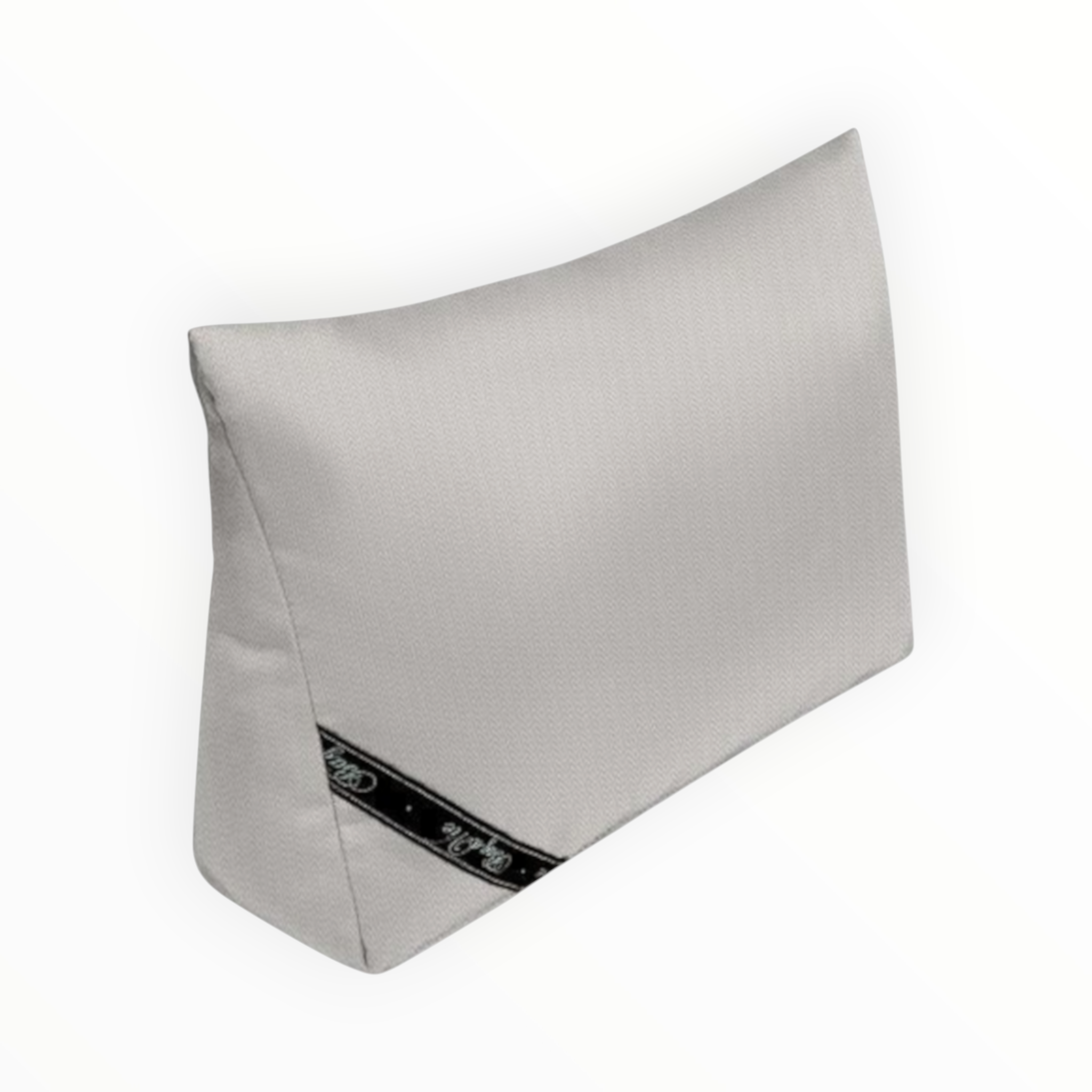 Bag-a-Vie purse shaper pillow for Hermès Kelly 28 in light grey fabric with moisture-absorbing properties.