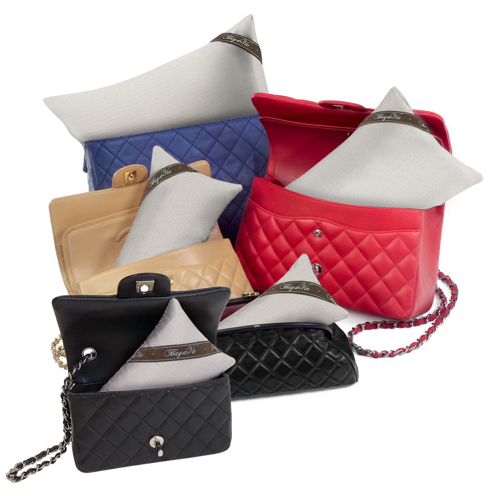 Classic 5 Pack Handbag Storage Pillow Shapers